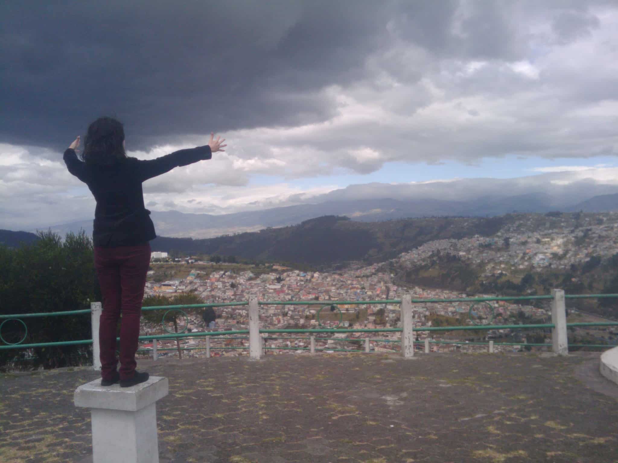 Le Panecillo et la vue sur Quito