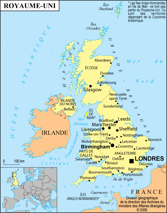 Carte d’identité: Royaume-Uni