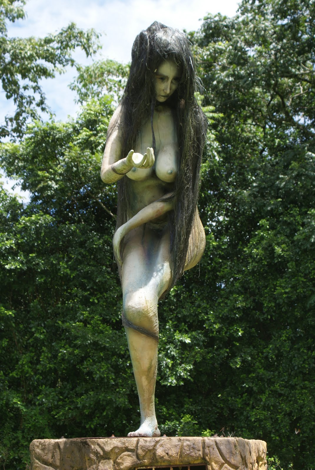 Statue de la Patasola (du blog: https://erney-imgenesllanosorientales.blogspot.fr)