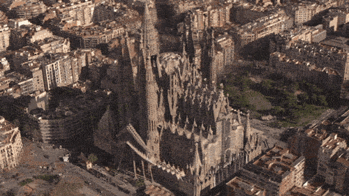 La Sagrada Familia, symbole de Barcelone - Espagne