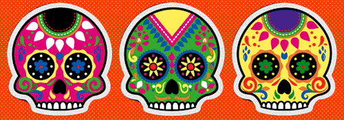 calaveras El Día de Muertos - Le jour des morts au Mexique