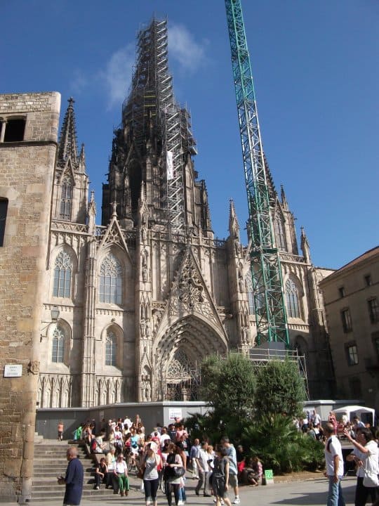 6 catedral santa eulalia Barcelone et architecture