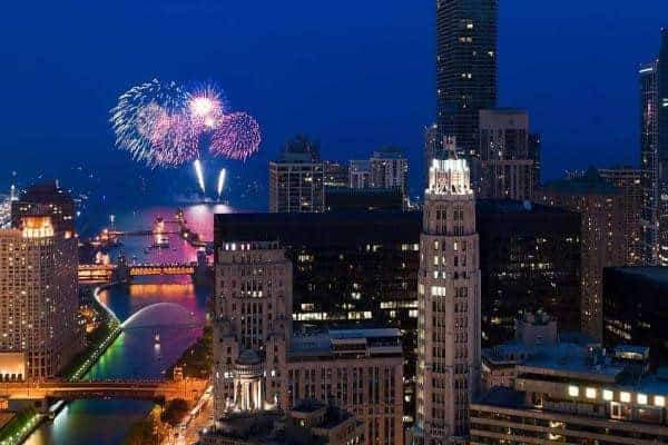 chicago Nouvel an aux États-Unis